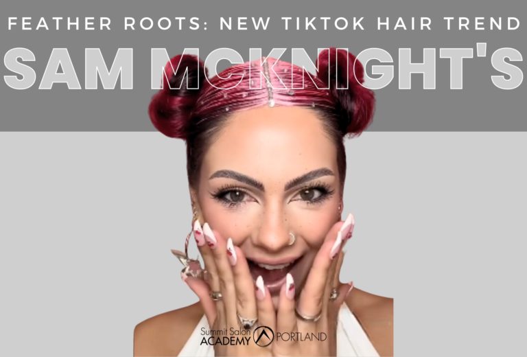 Sam McKnight’s Feather Roots: New TikTok Hair Trend